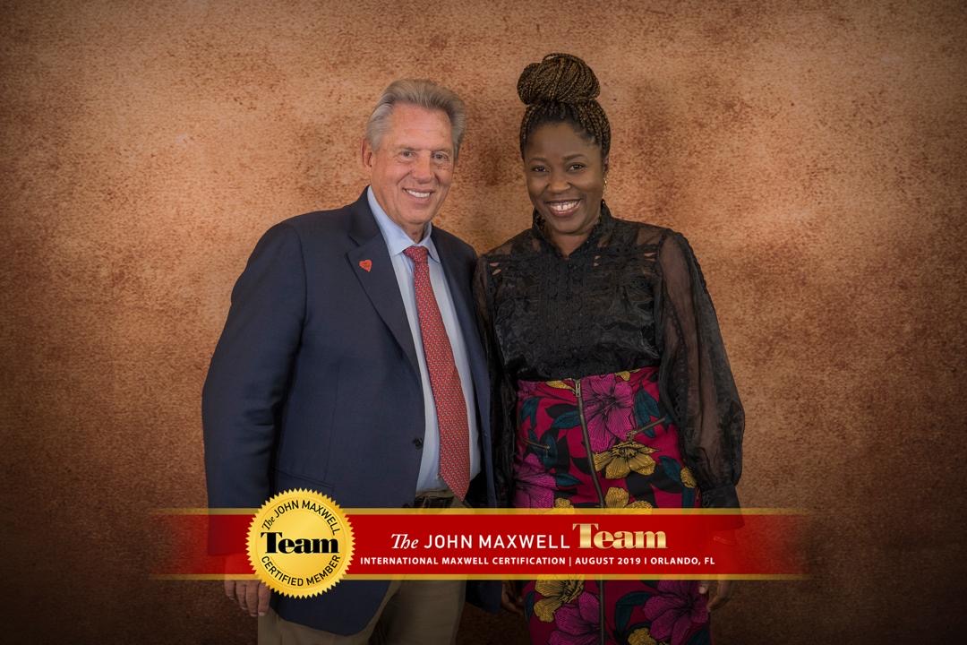 Oluchi Obiora with John Maxwell - The John Maxwell Team
